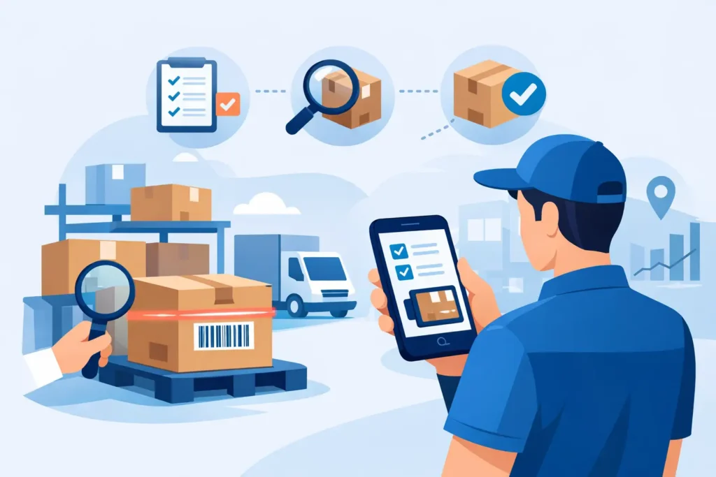 Aplicativo para conferência de mercadorias