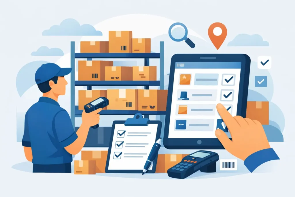 Como fazer inventário com coletor de dados